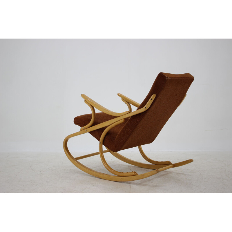 Midcentury Rocking Chair  Expo, by Ton Czechoslovakia 1958