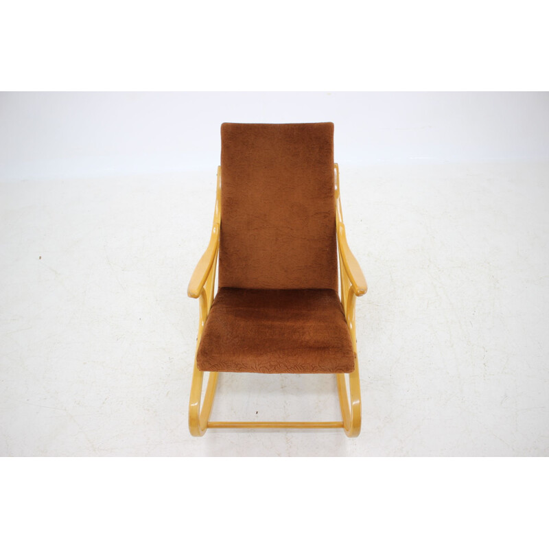 Midcentury Rocking Chair  Expo, by Ton Czechoslovakia 1958