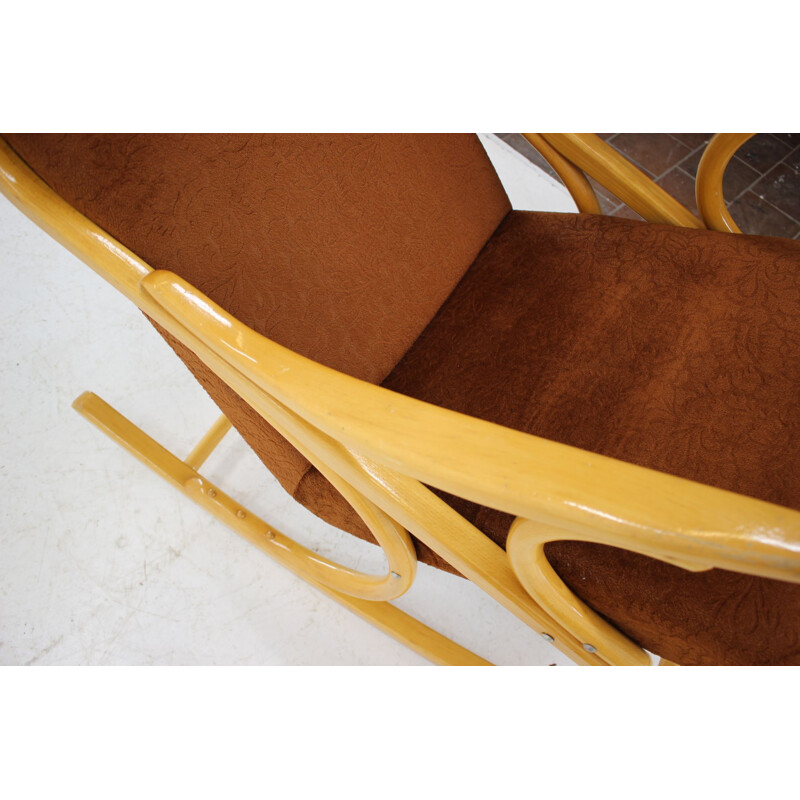 Midcentury Rocking Chair  Expo, by Ton Czechoslovakia 1958