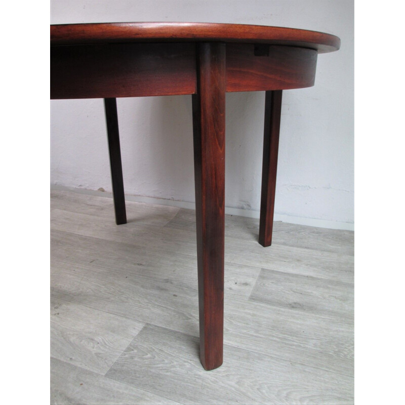 Vintage Extendable Table,Veneer top Denmark, 1970s