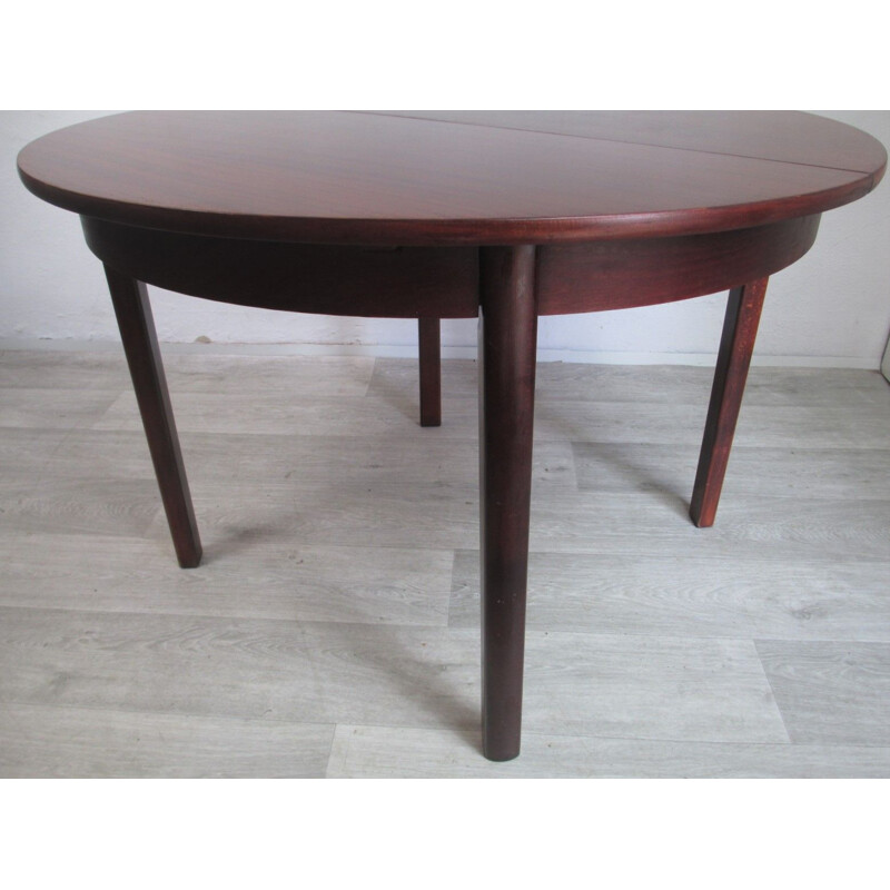 Vintage Extendable Table,Veneer top Denmark, 1970s