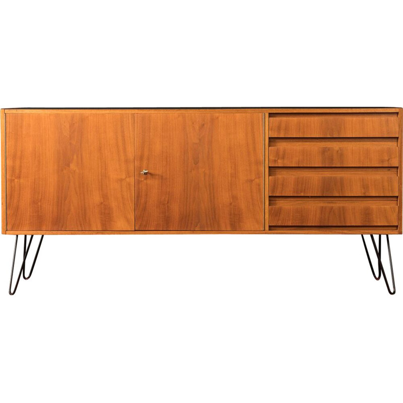 Vintage Sideboard walnut with 2 doors 1960s