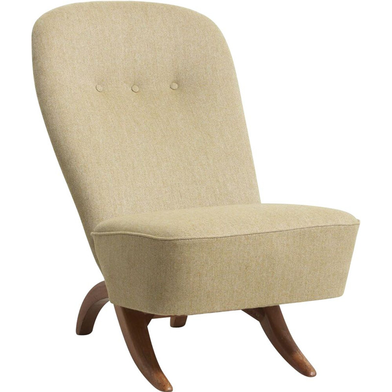 Vintage Congo Easy Chair by Theo Ruth, Nteherlands - 1950