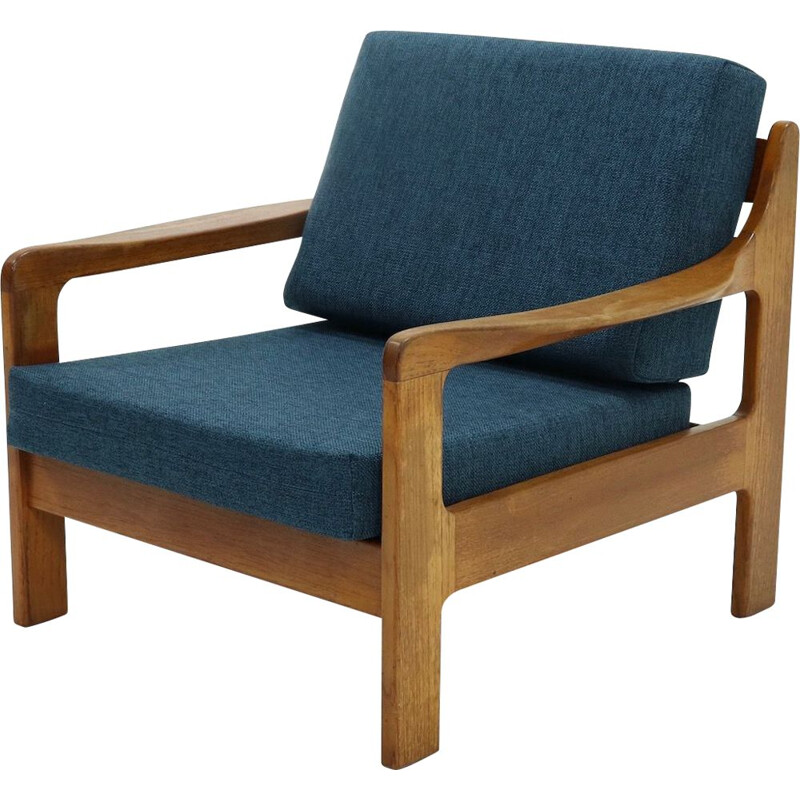 Fauteuil vintage en teck Danemark, 1960