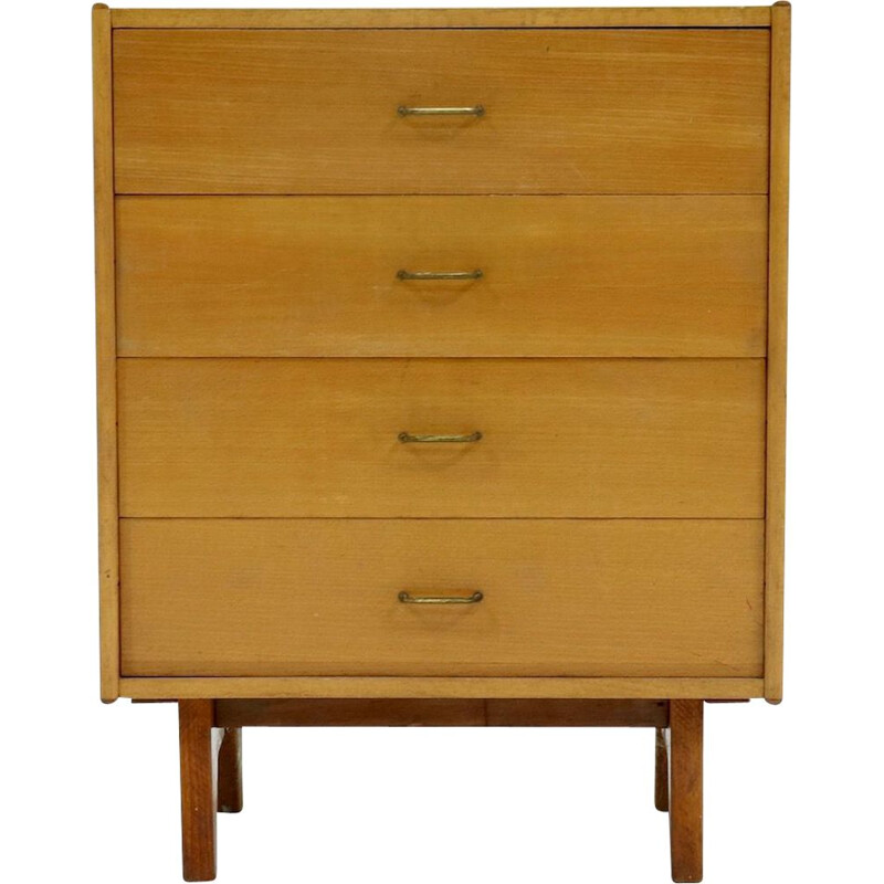 Vintage Coen de Vries Birch Drawer Cabinet for Everest 1950s