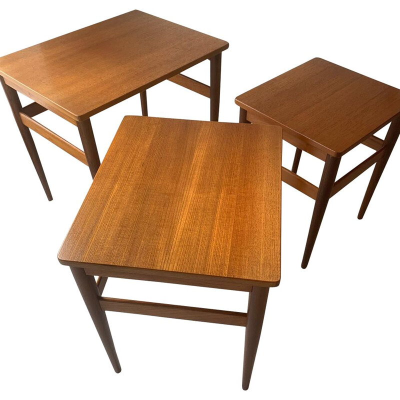 Tables gigognes Vintage en teak danois