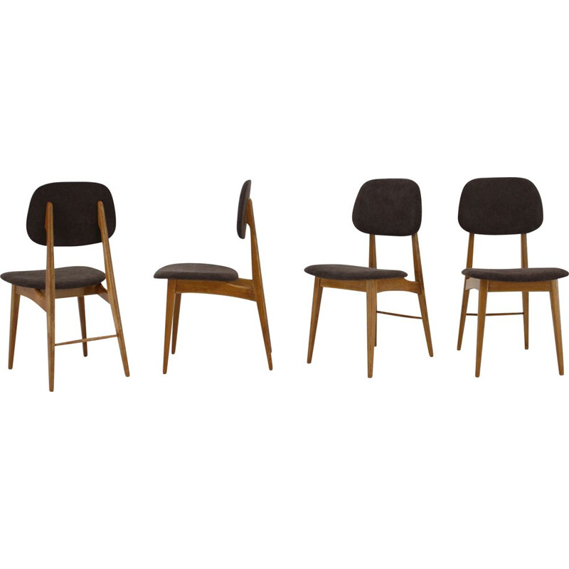 Set of 4 dining chairs, scandinavian 1960s