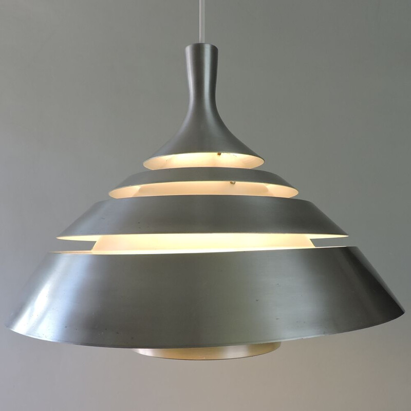 Hans Agne Jakobsson vintage suspension lamp for Markaryd, Sweden 1960