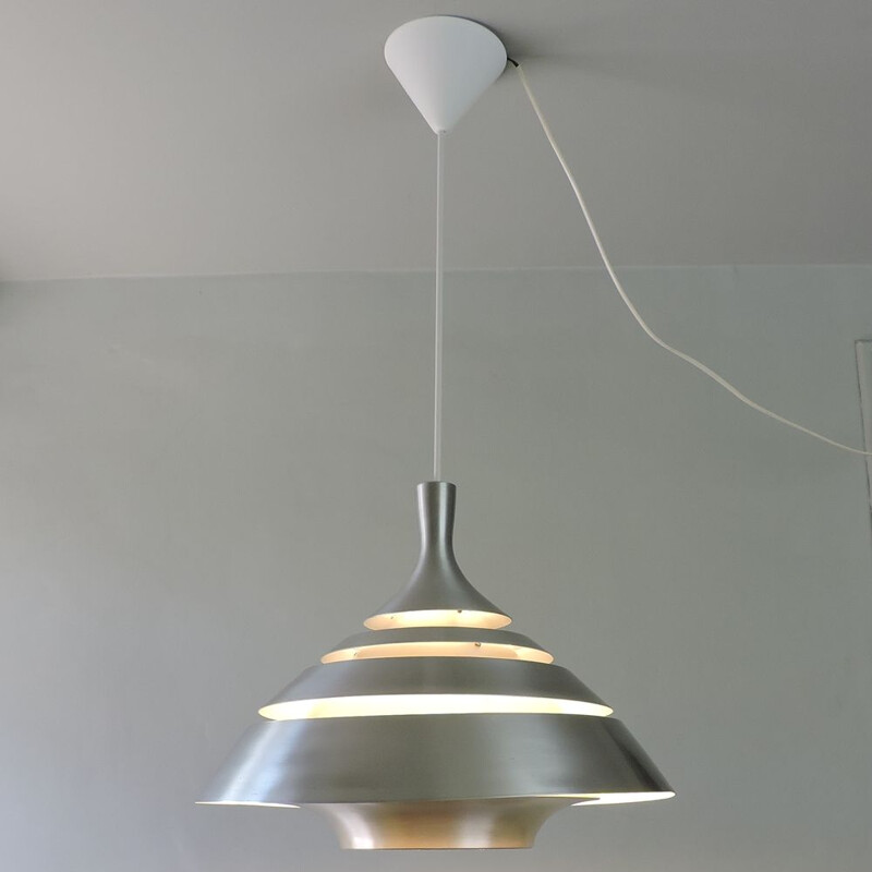 Hans Agne Jakobsson vintage suspension lamp for Markaryd, Sweden 1960