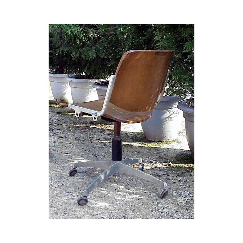 Set von 3 antiken Stühlen Anonima Castelli , Giancarlo Piretti 1960