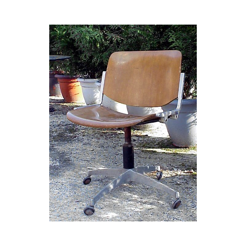 Set van 3 antieke stoelen Anonima Castelli , Giancarlo Piretti 1960