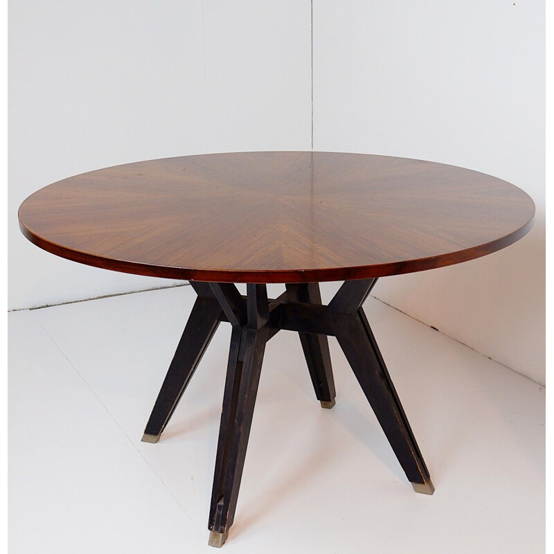 Vintage round table by Ico Parisi for M.I.M. Roma, Italy 1958