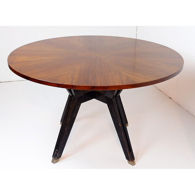 Vintage round table by Ico Parisi for M.I.M. Roma, Italy 1958