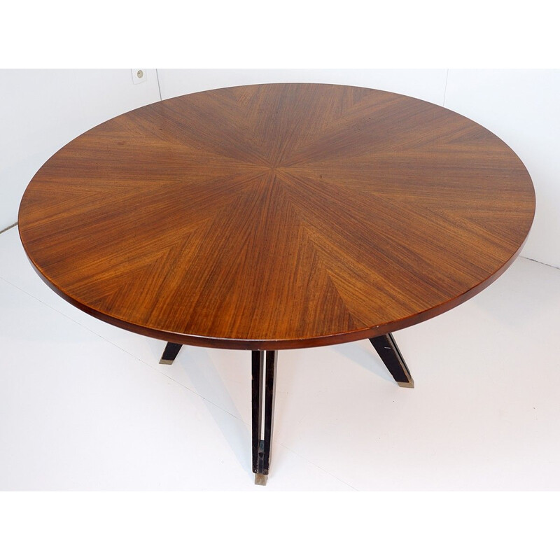 Vintage round table by Ico Parisi for M.I.M. Roma, Italy 1958