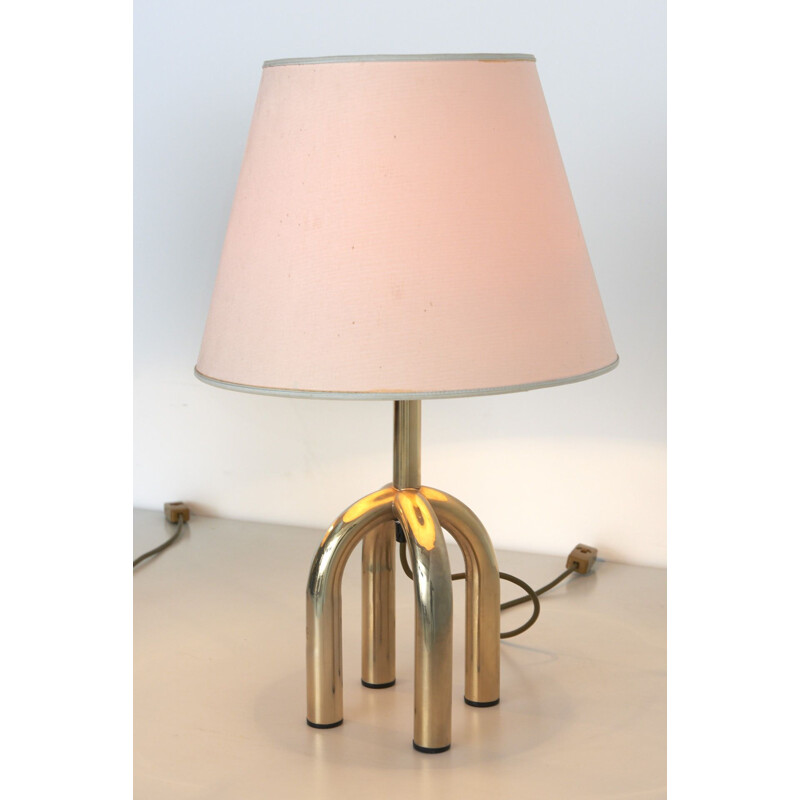 Pair of vintage Table Lamps in Brass 1970