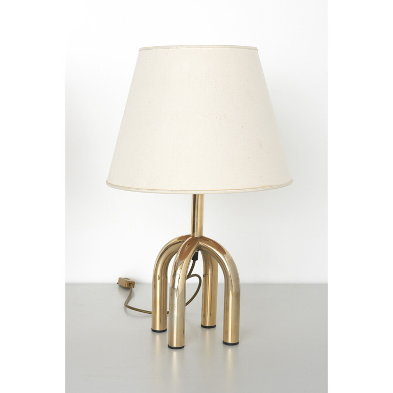 Pair of vintage Table Lamps in Brass 1970