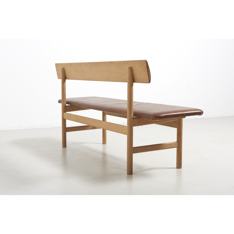 Vintage 'Shaker' Bench by Børge Mogensen for Fredericia Møbelfabrik, Denmark 1950's