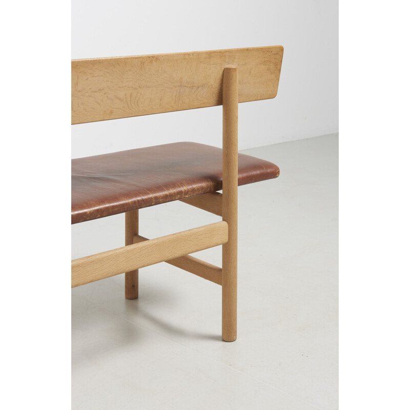 Vintage 'Shaker' Bench by Børge Mogensen for Fredericia Møbelfabrik, Denmark 1950's