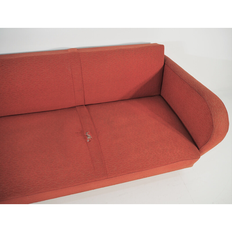 Vintage H 363 Sofa Jindřich Halabala, Art Deco 1930s