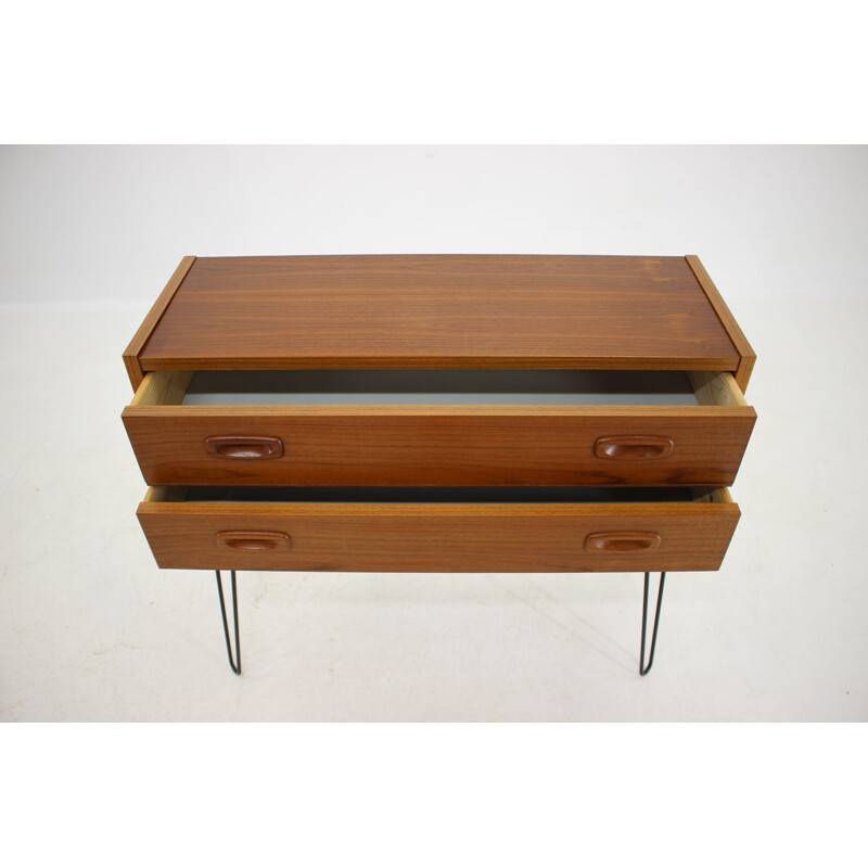 Vintage Upcycled Teak Chest of Drawers, Denmark 1960s