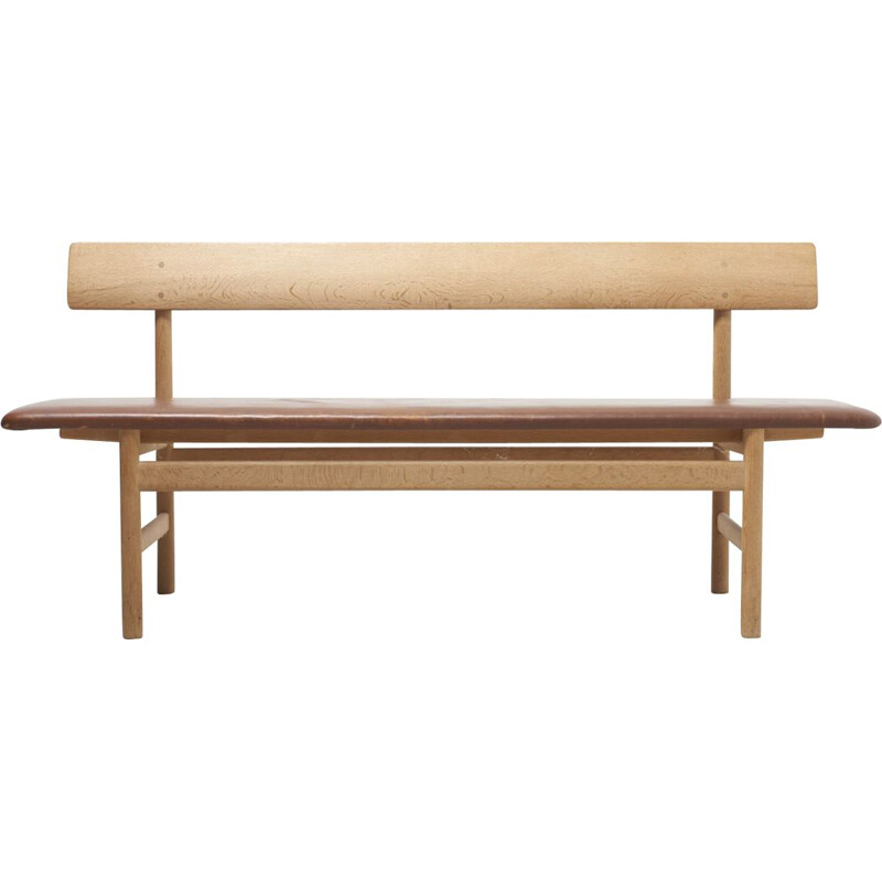 Vintage 'Shaker' Bench by Børge Mogensen for Fredericia Møbelfabrik, Denmark 1950's