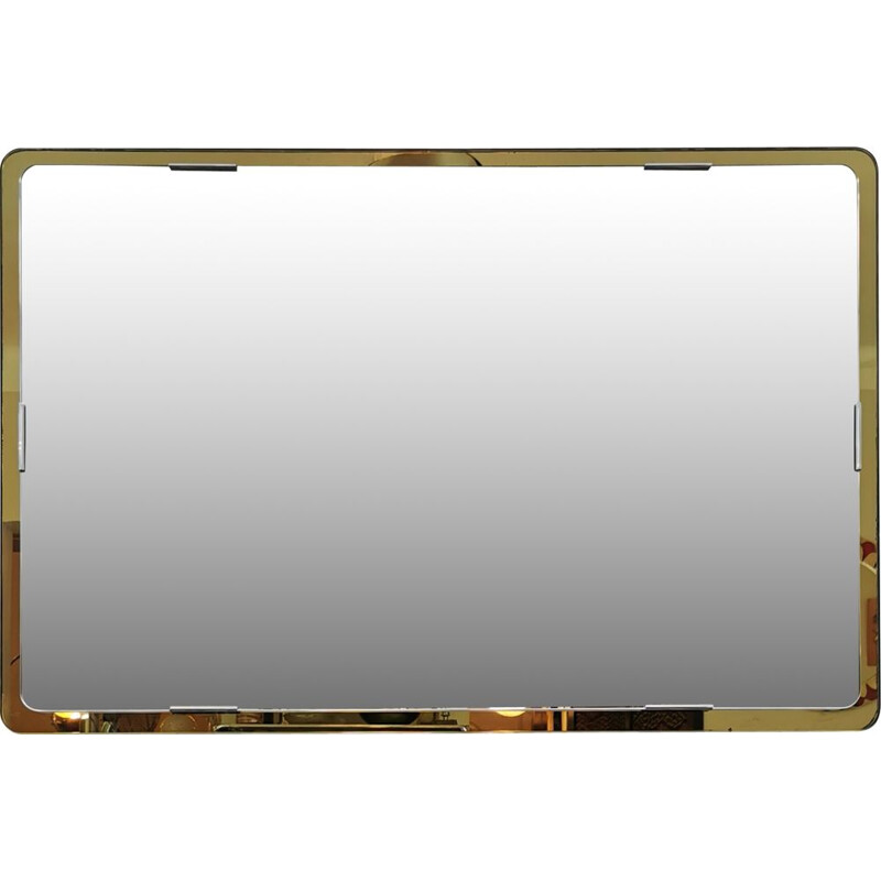 Double miroir vintage italien XXL de 1976