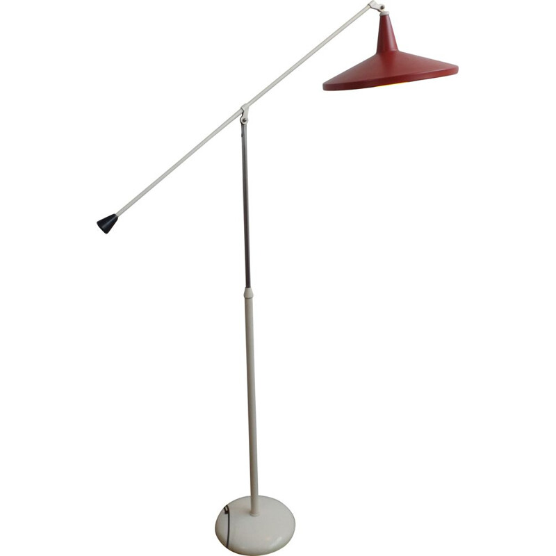 Lampadaire Vintage Panama de Wim Rietveld pour l'usine hollandaise de Gispen 1950