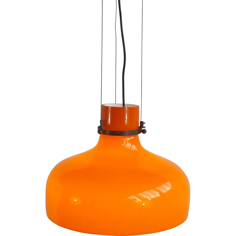 Vintage Holmegaard oranje hanglamp