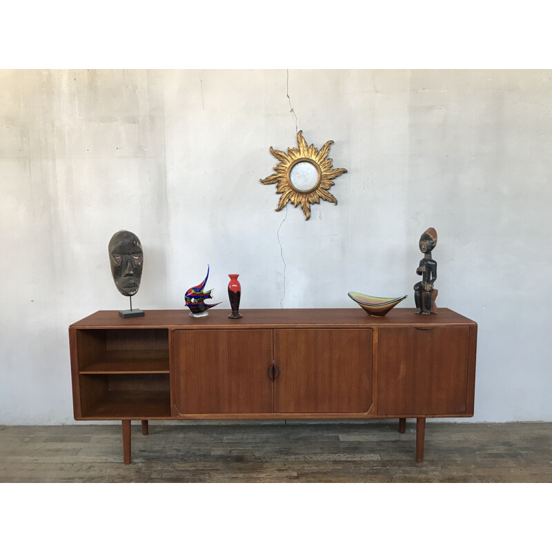 Vintage Scandinavian teak sideboard Denmark 1960