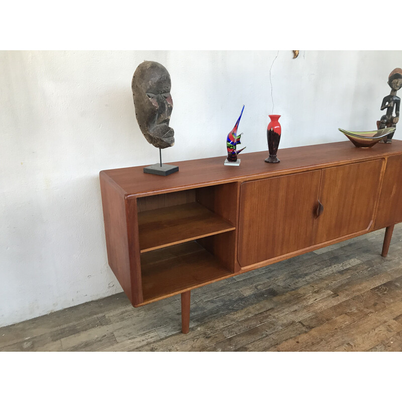 Vintage Scandinavian teak sideboard Denmark 1960