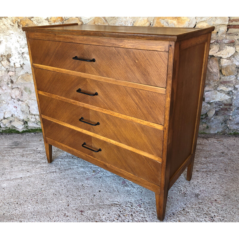 Vintage 4 drawer chest 1960