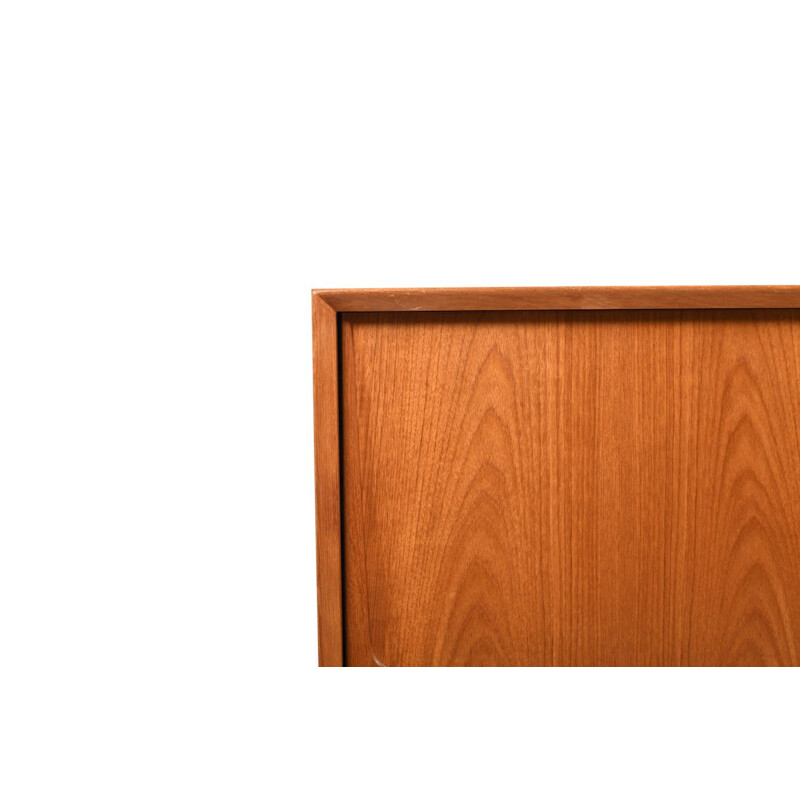 Vintage Teak Highboard by Omann Jun.Møbelfabrik, Model 19 1950s