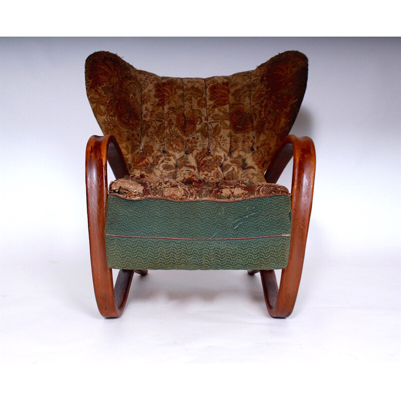 Pair of prototype wing chairs, Halabala model H-269, 1930s