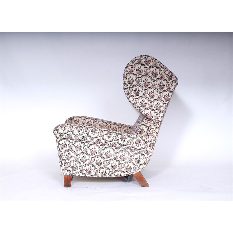 Coppia di sedie ad ala vintage 1960