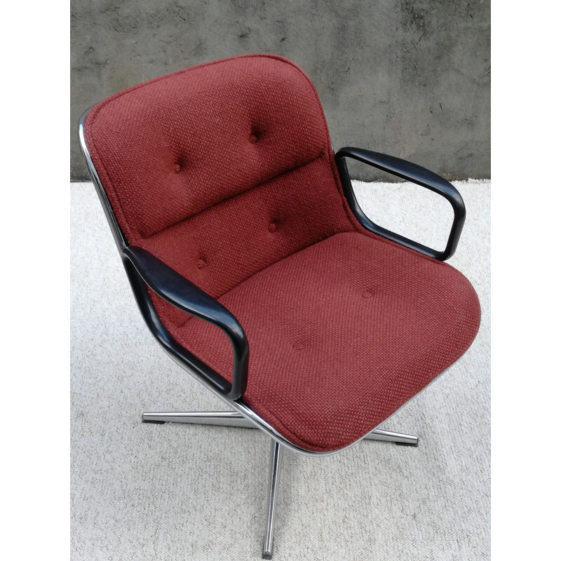 Vintage Executive chair armchair de Charles Pollock 1970