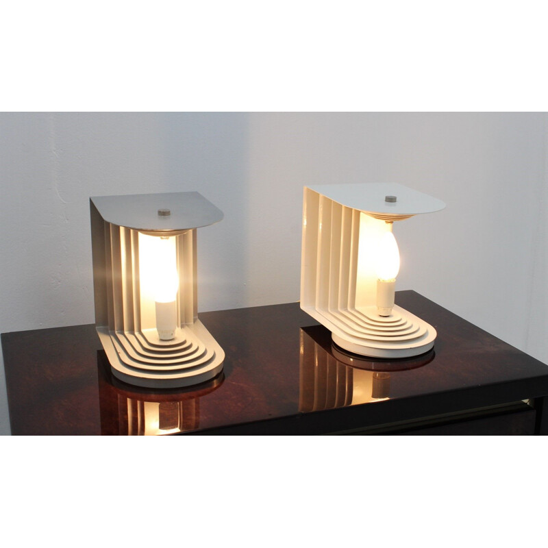 Pair of Table Lamps by Gabriel D'Ali for Francesconi Erasmo  1960s