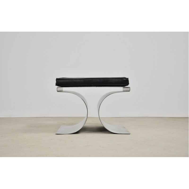 Vintage  Model X Stool Michel Boyer by Rouve France, 1968