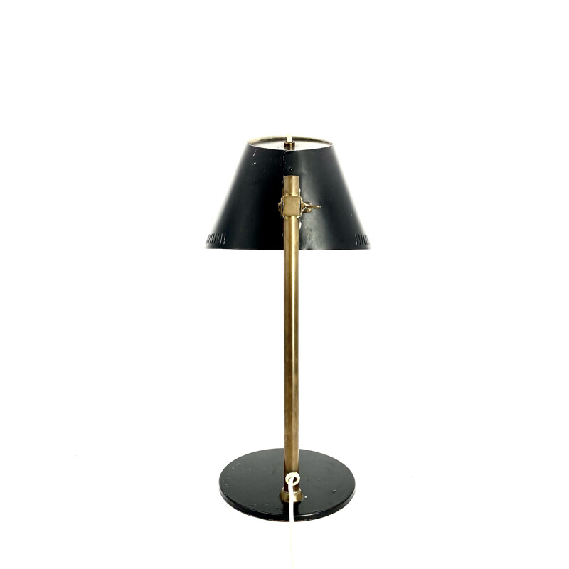 Schreibtischlampe Vintage mod. 9227, Paavo Tynell für Taito und Idman, Finnland, 1958