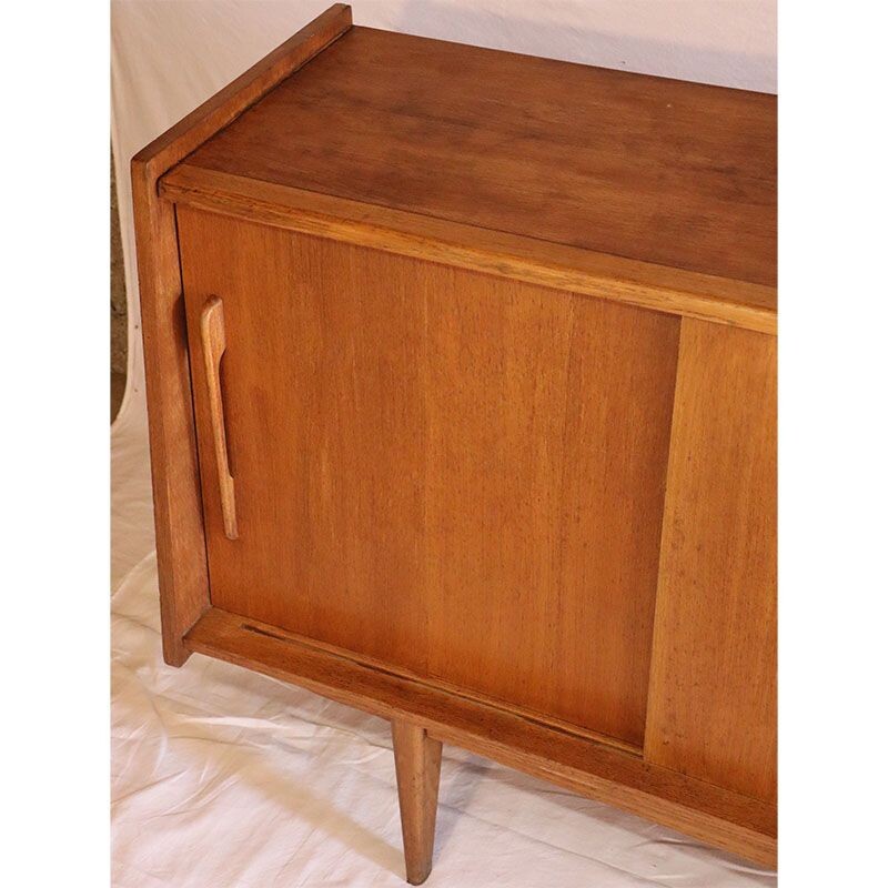 Vintage French oak sideboard 1950