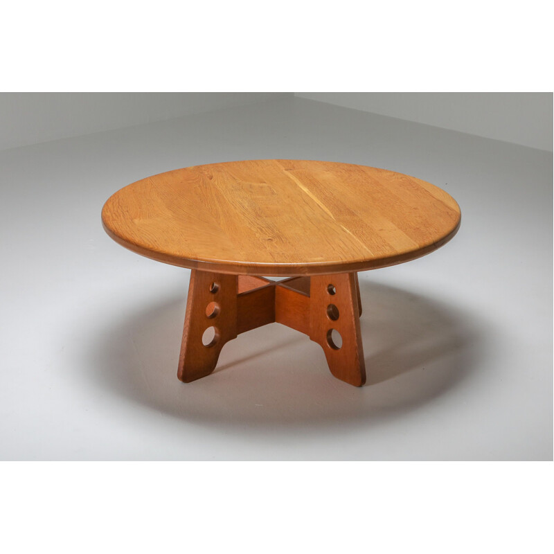 Vintage Oak Coffee Table Gilbert Marklund 1960s
