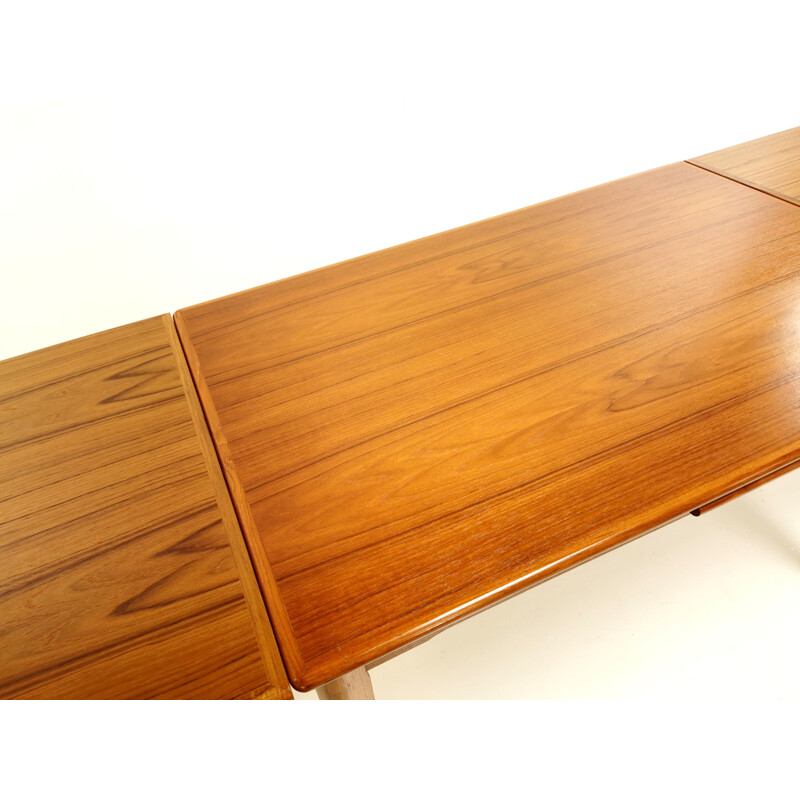 Teak Extending Dining Table By Brdr Furbo Danish Mid Century 1970s