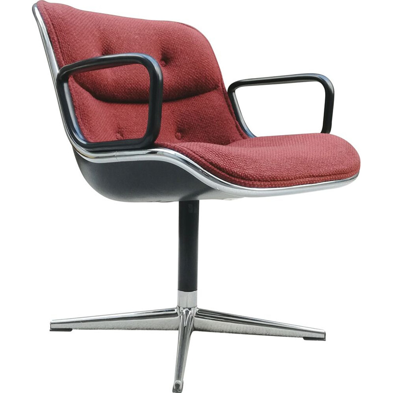 Fauteuil "executive chair" vintage de Charles Pollock 1970
