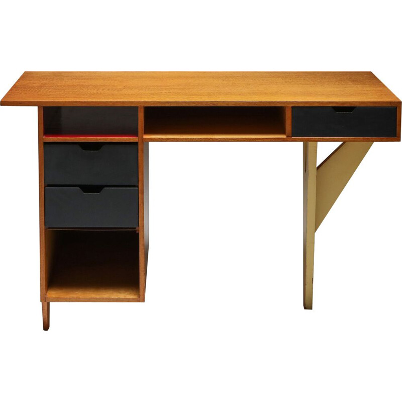 Vintage Modernist Desk Dutch 1950s