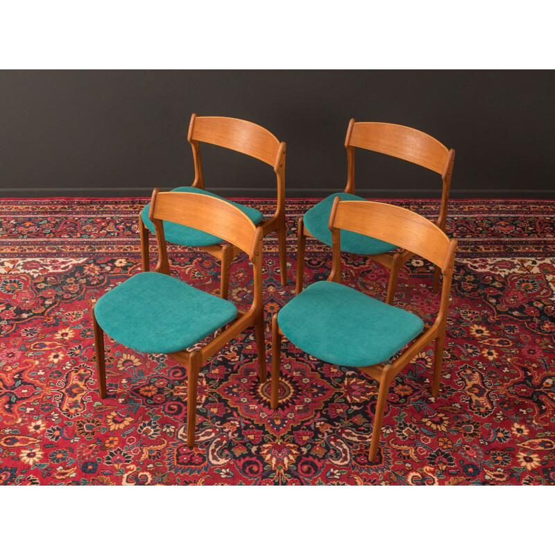 Set of 4 Vintage dining chairs, O.D. Møbler 1950s