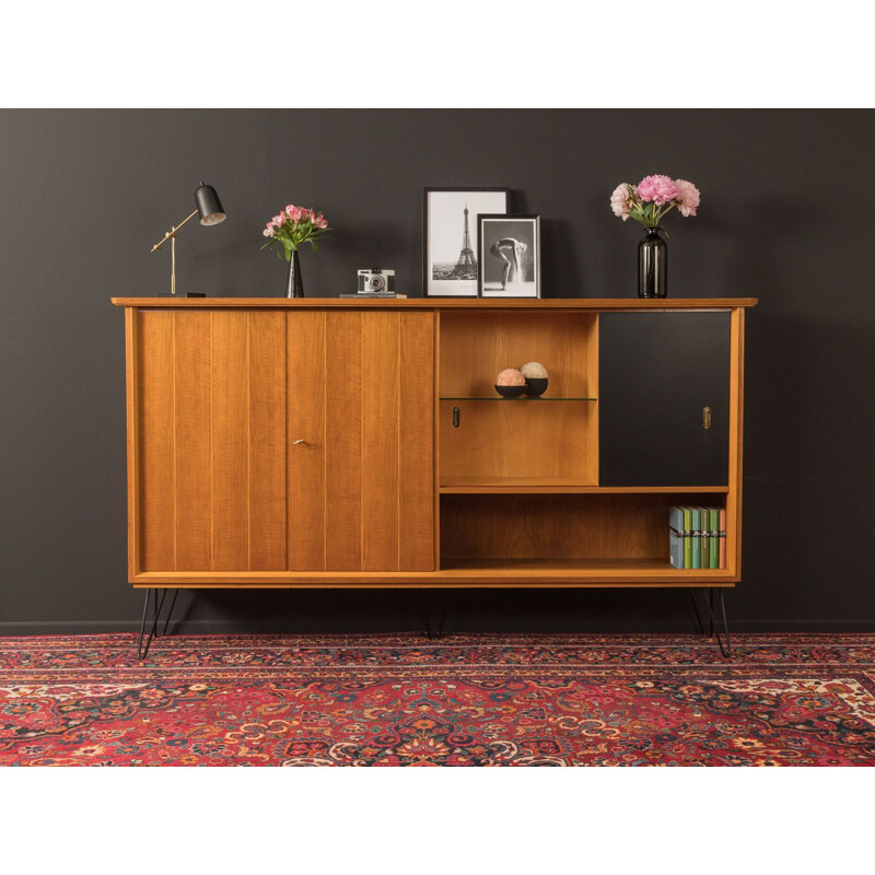 Vintage Highboard walnut 1950