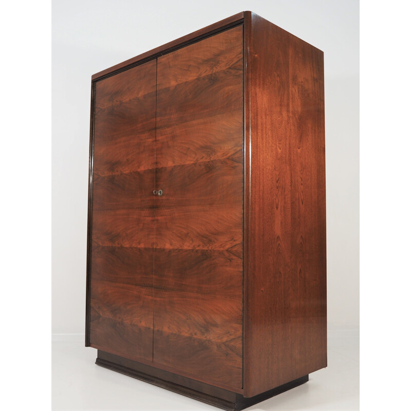 Vintage Walnut Wardrobe 1960s