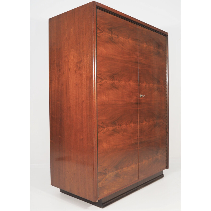 Vintage Walnut Wardrobe 1960s