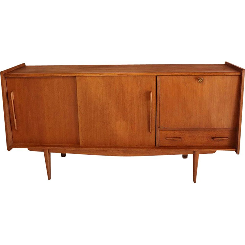 Vintage French oak sideboard 1950