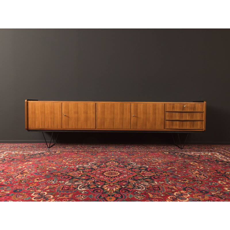 Vintage lowboard walnut 1950s