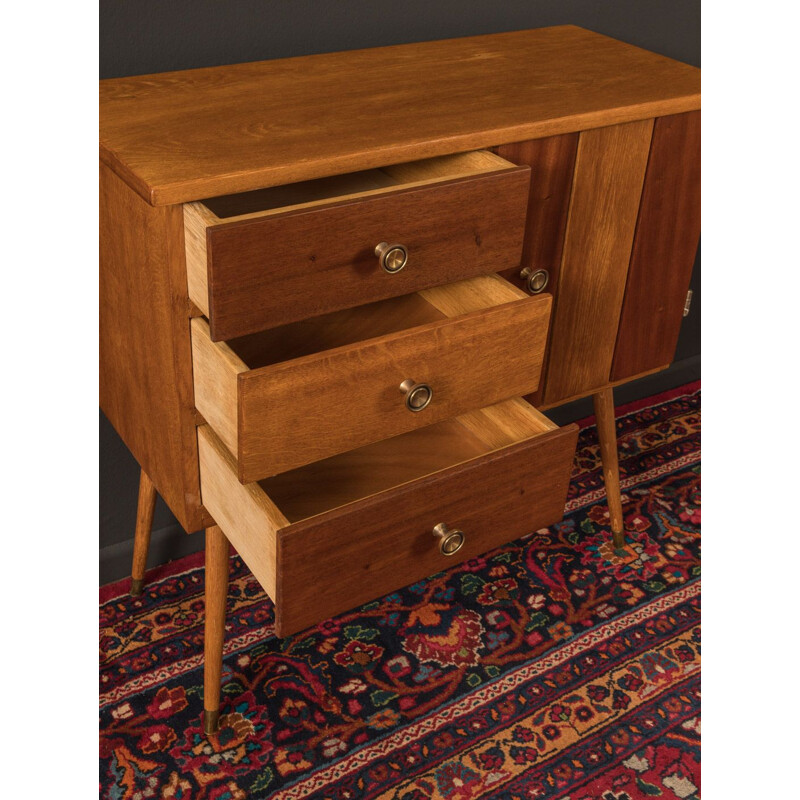 Vintage chest of drawers oak 1950s